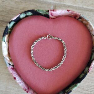 STERLING SILVER 6 INCH BRACELET